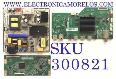 KIT DE TARJETAS PARA TV PHILIPS / MAIN SVS586TA18-MA200CK / T.MS6586.U782 / V8-MS86MNA-LF1V194 / FUENTE 81-PBE060-H04C12 / SHG6004C12-101HA / CQC14134104969 / T-CON 342911008D / ST5461D07-7-C-3 / C054142D0F-B-19 / MODELO 55PFL5504